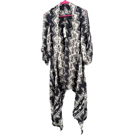 Billabong Always A Dreamer Cardigan Size Small/Medium Beachy Bohemian Surf Aztec - Picture 14 of 14